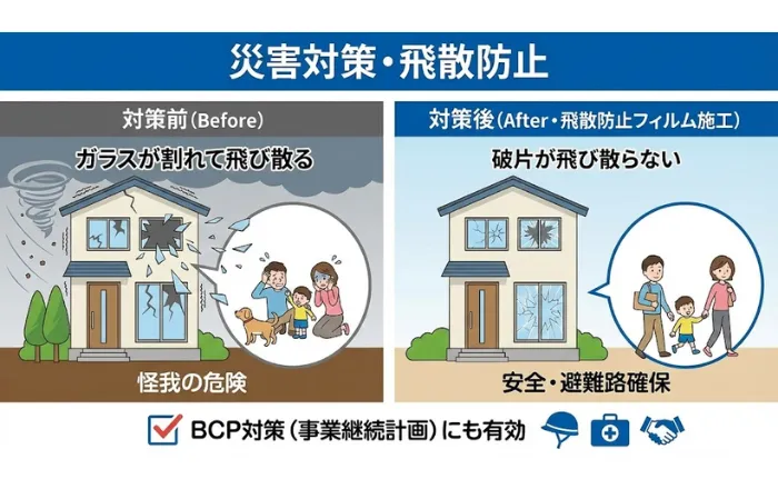 飛散防止フィルム