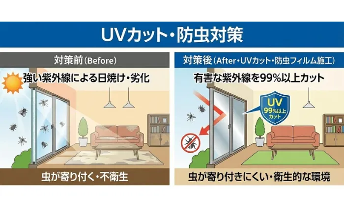 UVカット・防虫